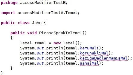 public, private, protected