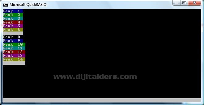 FOR NEXT D&ouml;ng&uuml;lerine Giriş