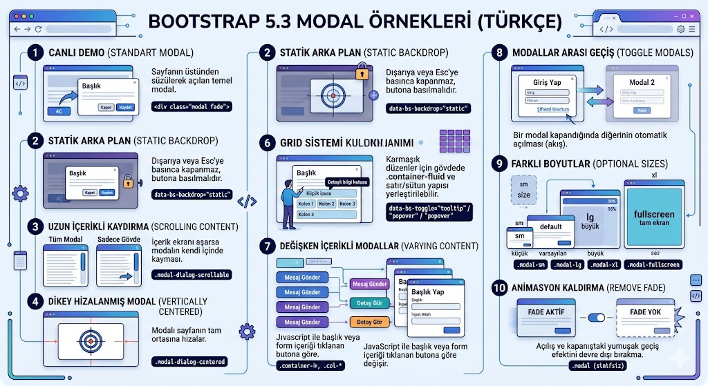 Modal Kullanımı